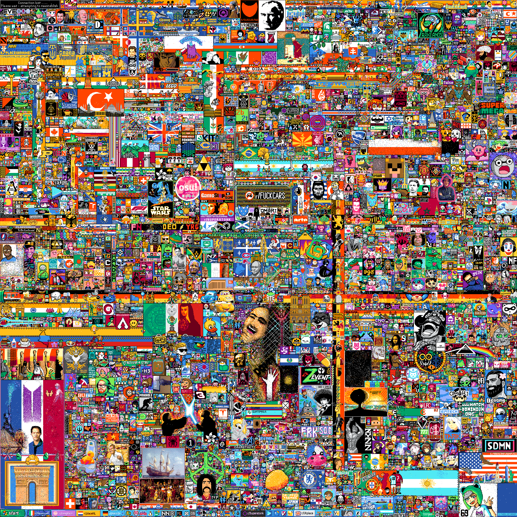r/place *this image is not AI generated